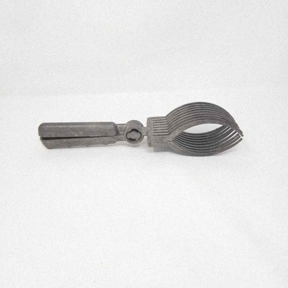 Vintage Alumimum Roast Meat Holder Slicing Aid